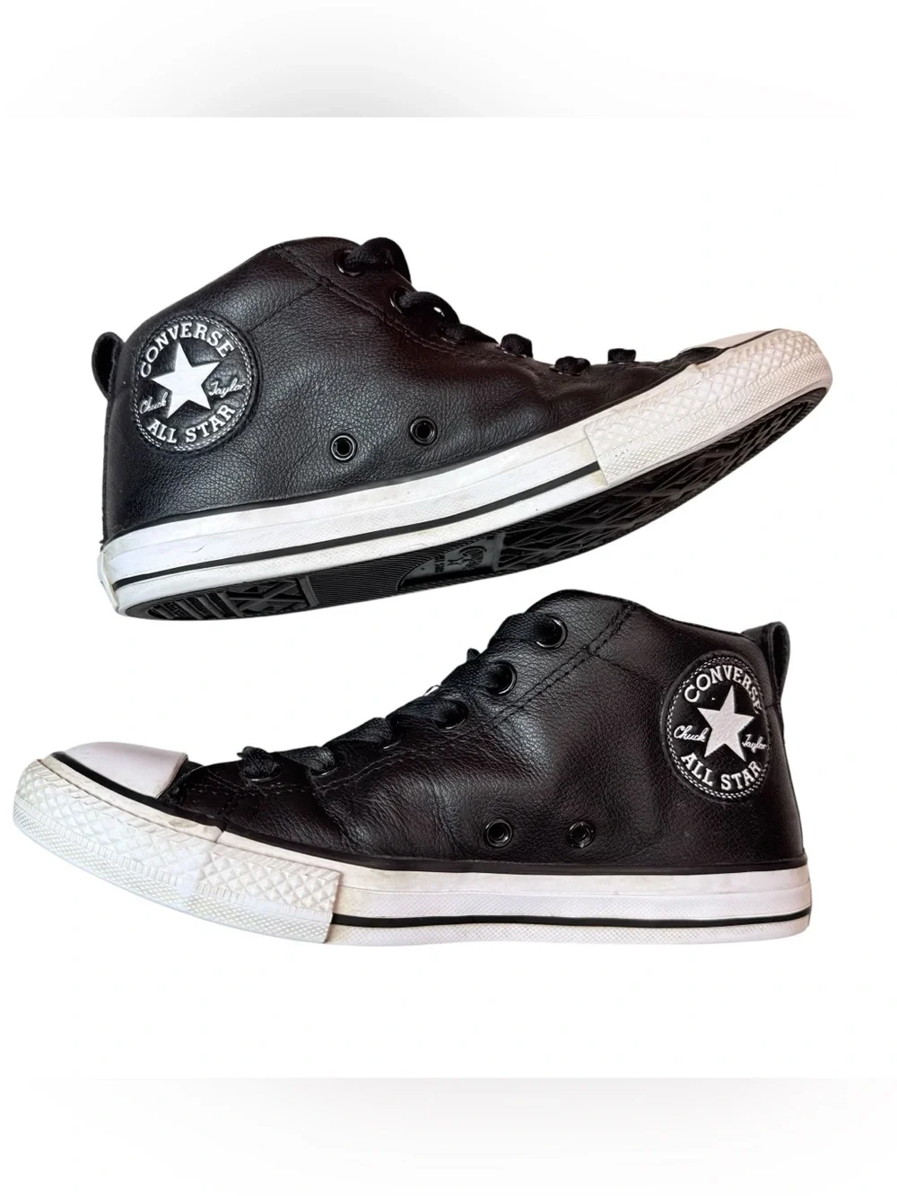 Converse Chuck Taylor All Star Leather High Tops Junior 5 EU 37.5